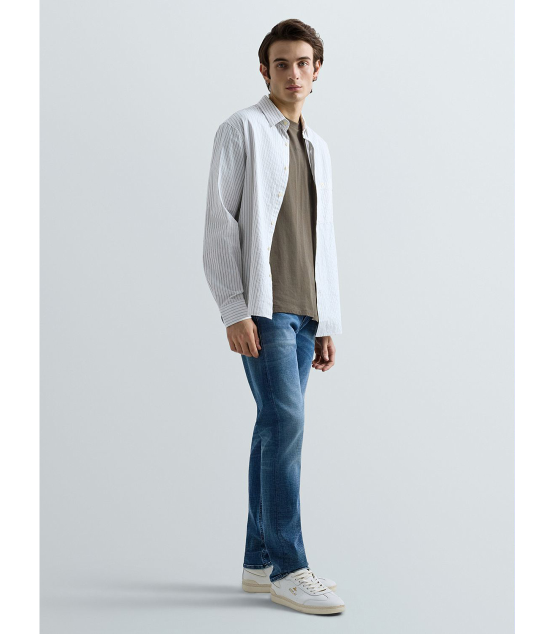 スリムストレートフィットGROVER Hyperflex Matrix ストレッチデニム 詳細画像 ブルー 4